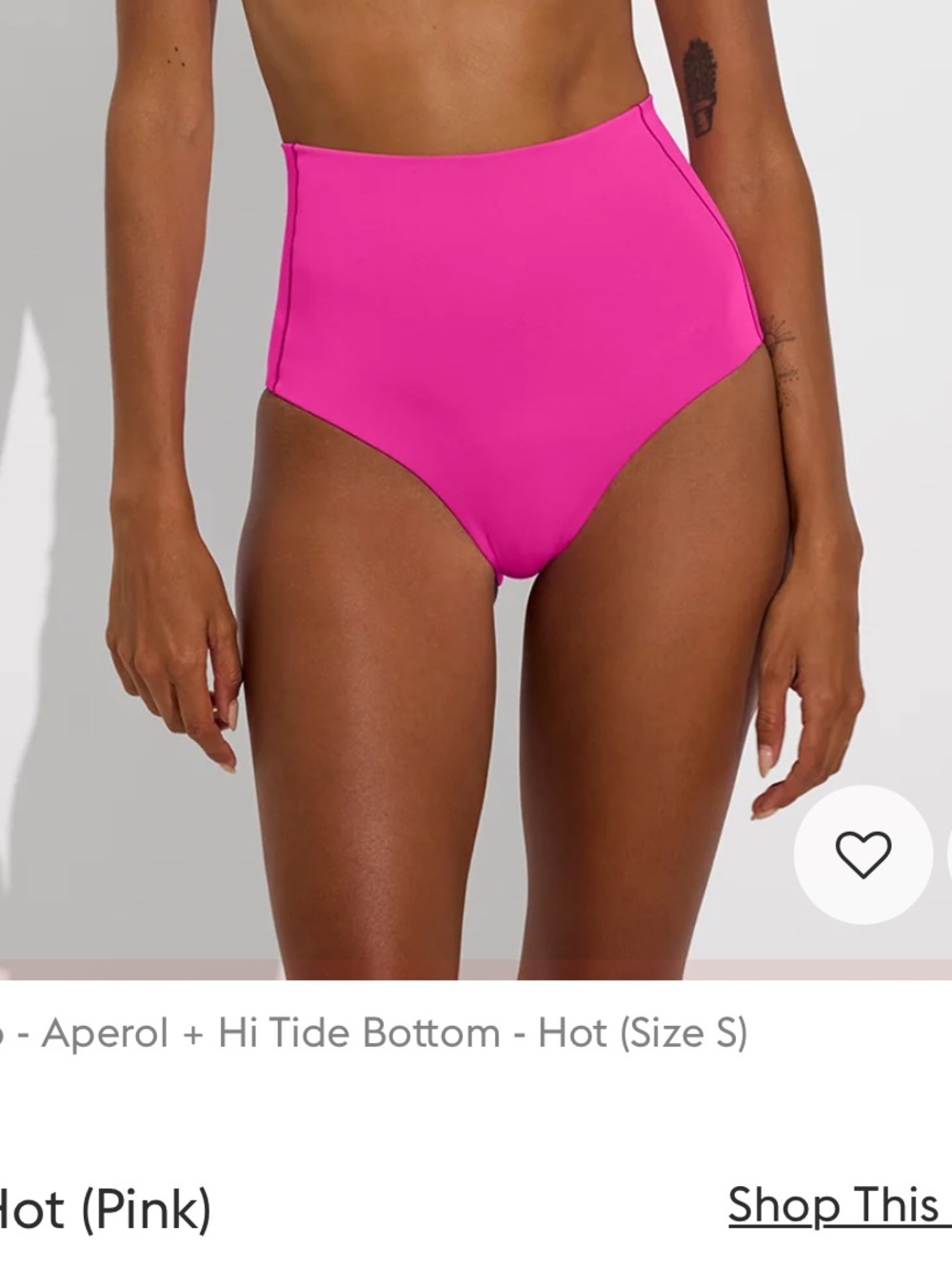 Left On Friday Hot (Pink) Hi Tide Bottom (M)
